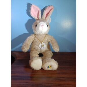 Noah's Ark Animal Workshop Rabbit Plush Tan/Beige Rainbow Star Authenticity